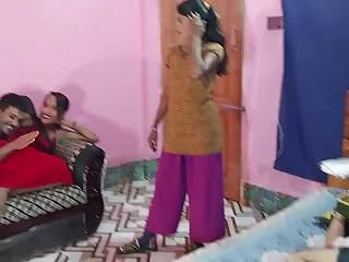 Swinger games. Couples' exchange between pair of sultry mature couples Desi Sex .....   Hanif and Popy khatun and Mst sumona and Manik Mia