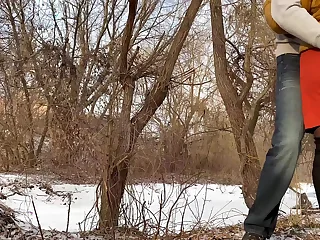 Depraved mother in law pissing thither her legs spread hither