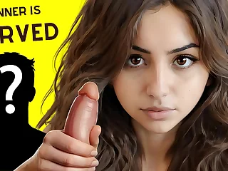 Amateur Latina maid gives big dick handjob with suprise (AI-3D-ASMR)